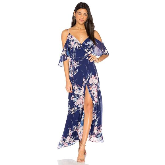 Yumi Kim Endless Love Maxi Dress - XS - Botanical Garden Navy